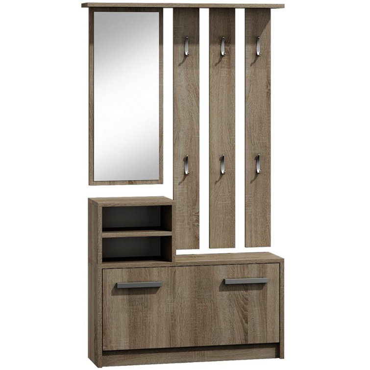 Mercury Row Centreville Hall Tree with Shoe Storage & Reviews Wayfair.ie